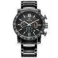 Megir 3008 Men Quartz Watch New Fashion Casual Full Steel Watches Relogio Masculino